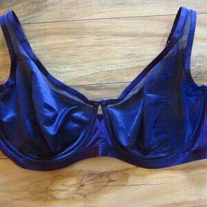 SOMA Purple Sheer Unbelievable Scoop Lift Balconette Underwire Bra Size 42DD